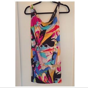 Abstract Diane Von Furstenberg Mini dress Sz 2